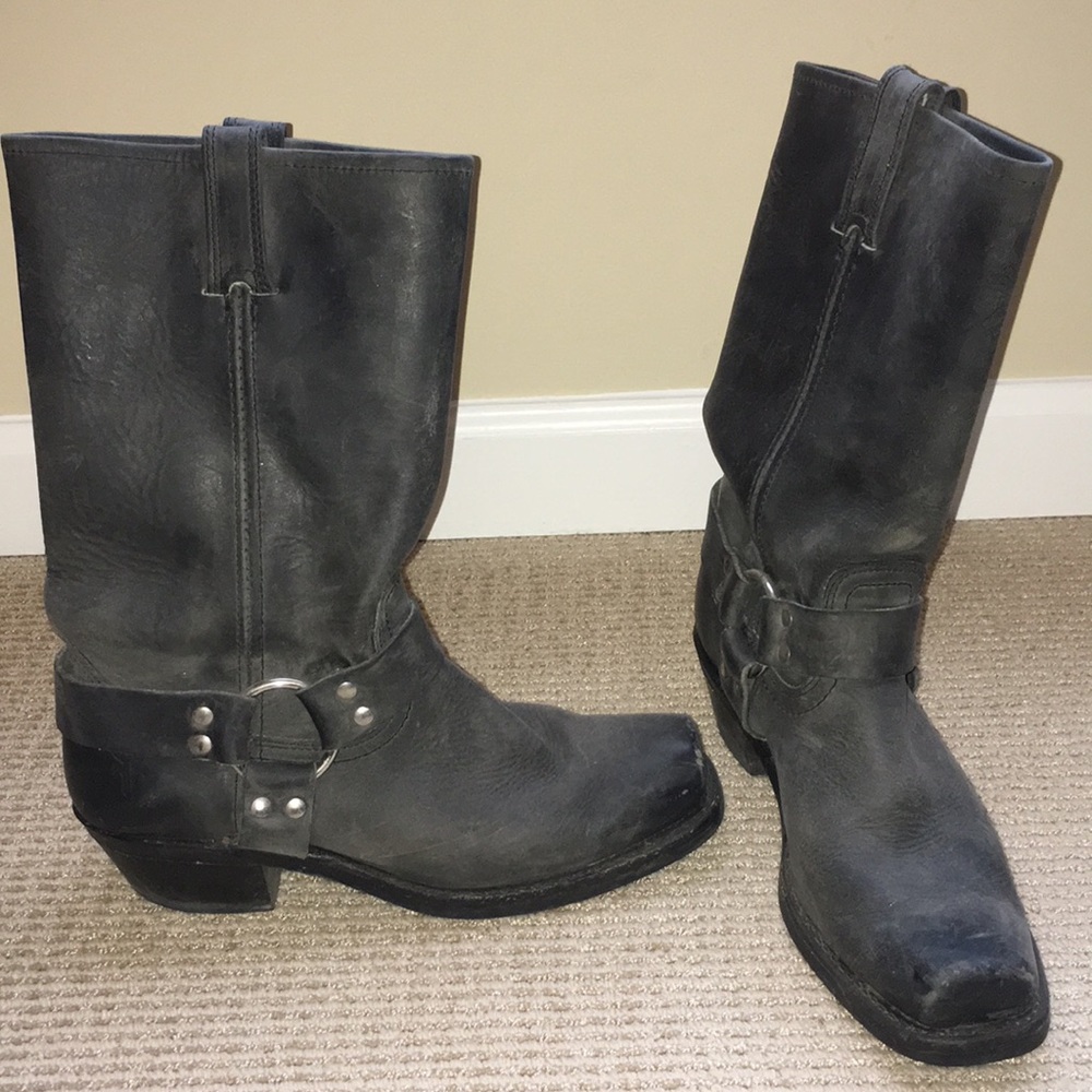 Rustic Frye black boots size 9